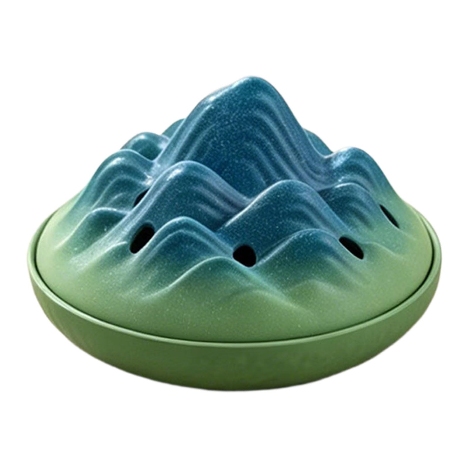 Elnwnnkc Mosquitoes Coil Holder, Mosquitoes Coil Incenses Burners with Cover Desktop Decorations for Home Yoga Room Decorations Incenses Burners Holder