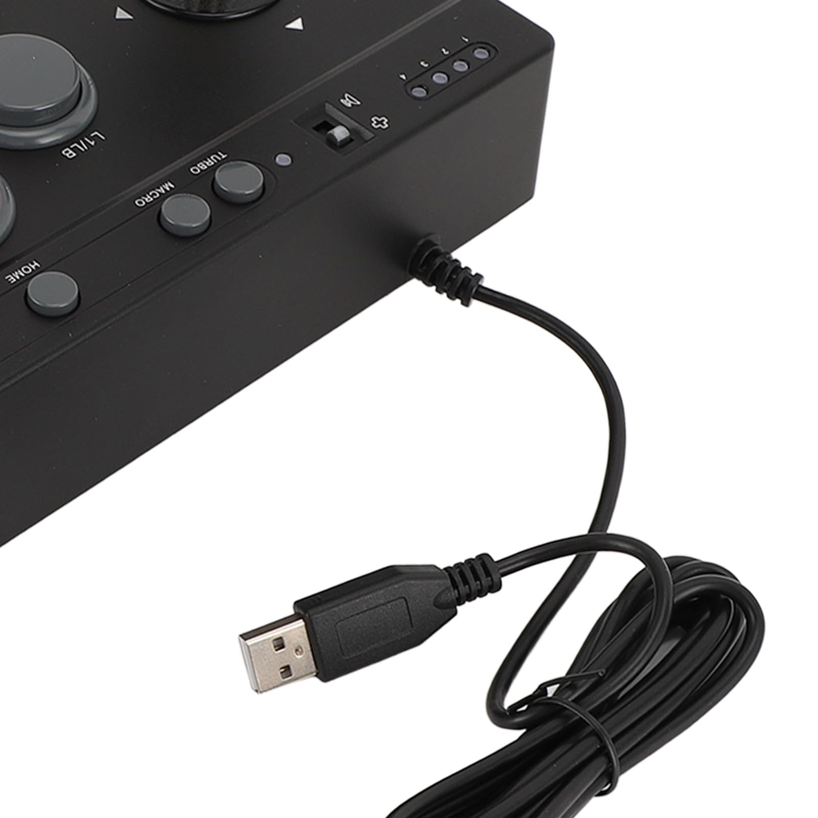 POENVFPO Walka Joystick z Funkcjami Makro, Duża kompatybilność Kontrolera Gier dla PC, Sterowanie Trybu dla Pudełek