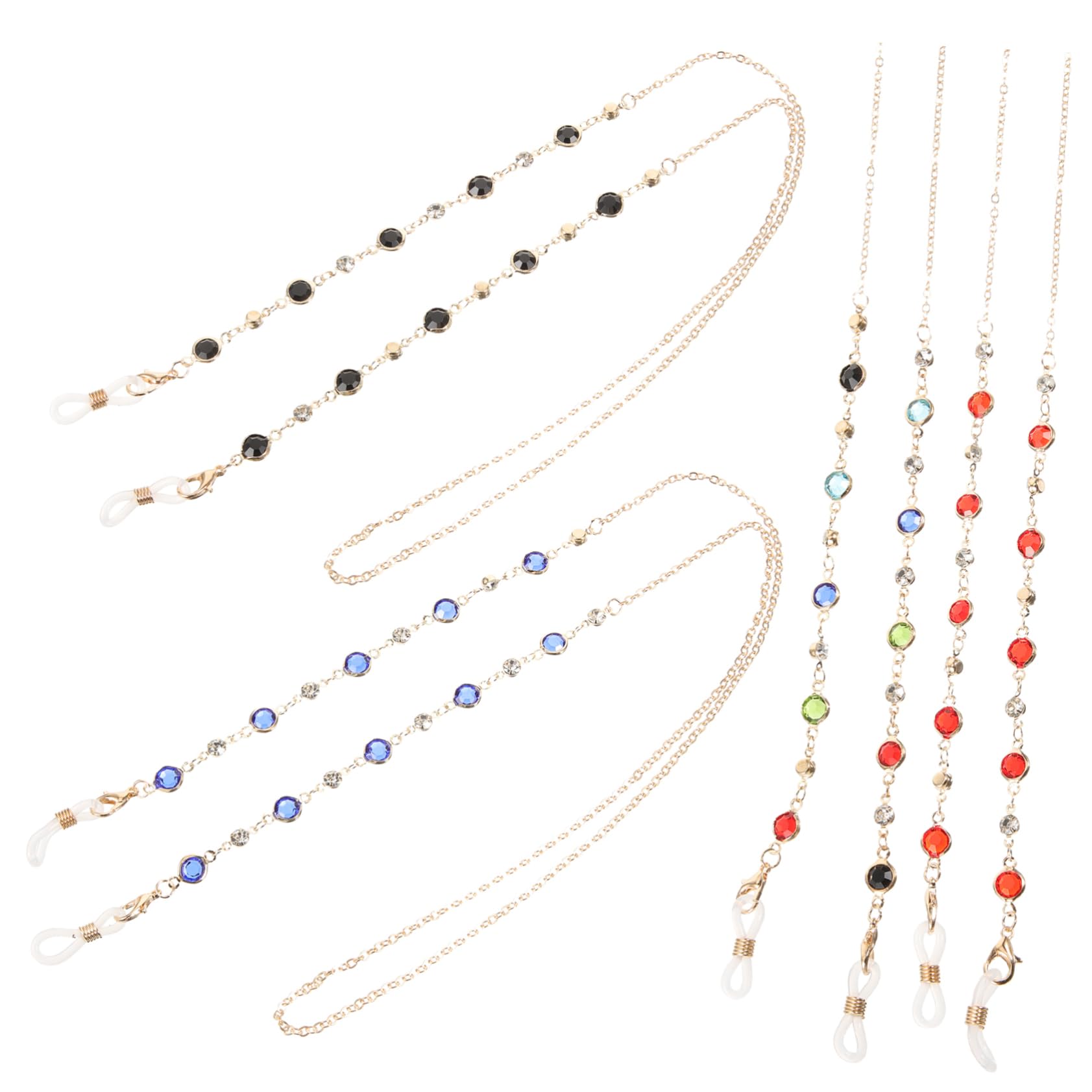 BESPORTBLE Cadena De Gafas Sol Accesorios Para Gafas Correas De Anteo Correas Para Gafas Titular De Collar De Anteojos Para Mujer Collar De Gafas Aleación