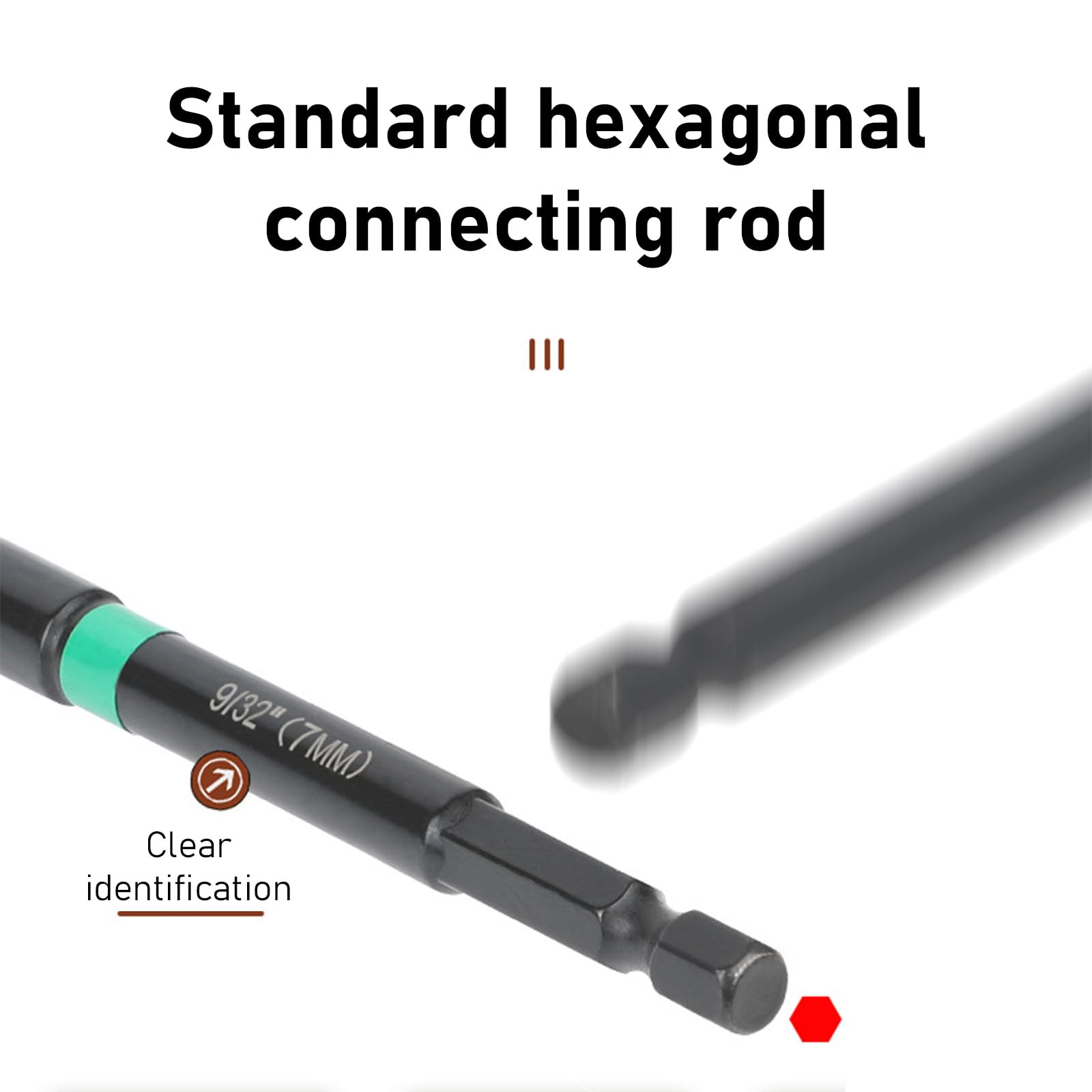Múltiple Hexagonal Shanks Broca Broca Longitud Extendida Para Taladros Eléctricos Y Destornillador Con Magnetismo Mejorado Longitud Extendida