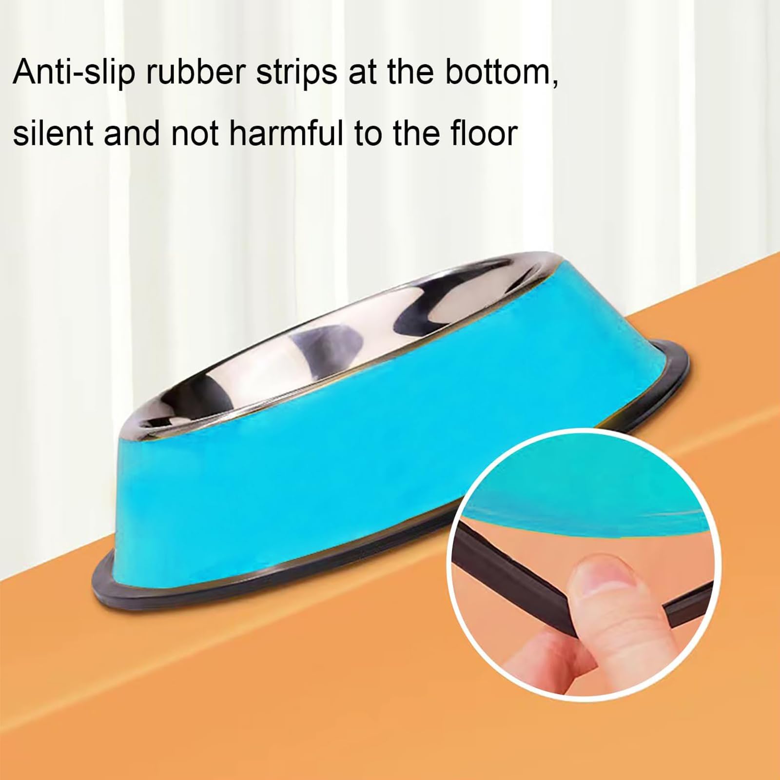 Ciotola Per Animali Personalizzata - Acciaio Inox Con Nome, 18 Cm Antiscivolo