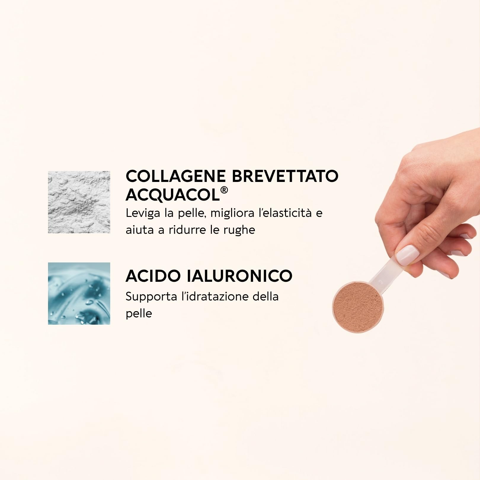 Biocyte Collagene Marino Rimpolpante 10000 mg in Polvere Cacao 20 Giorni | Idratante e Antirughe, Collagene Idrolizzato con Acido Ialuronico, Peptidi di Tipo I, Senza Zuccheri Aggiunti, Gusto Cacao