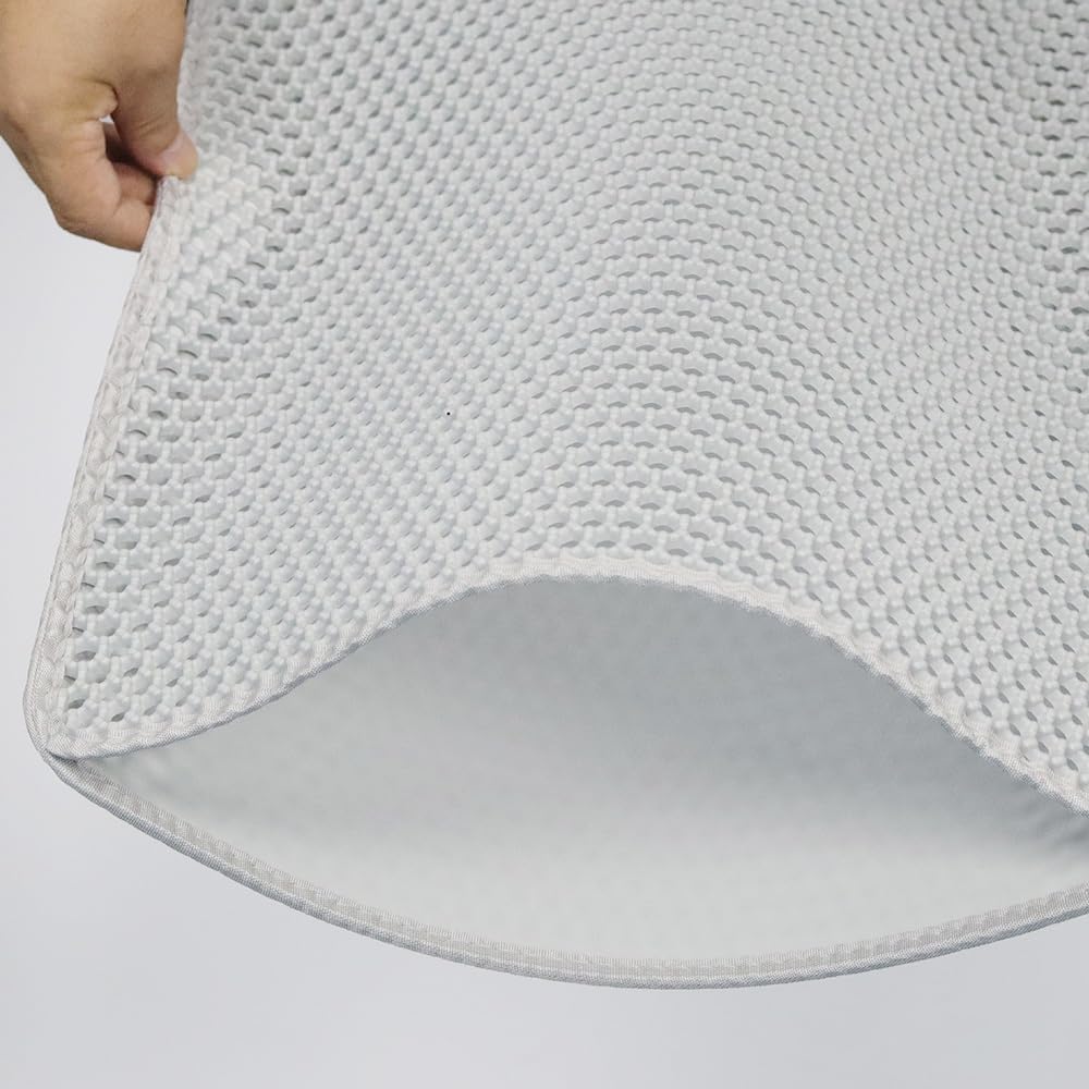 Tappetino for Lettiera for Gatti A Doppio Strato Resistente | Tappetino Impermeabile for Catturare La Lettiera, Tappetino Lavabile Antiscivolo for Lettiere(Green,Size:70*120cm)