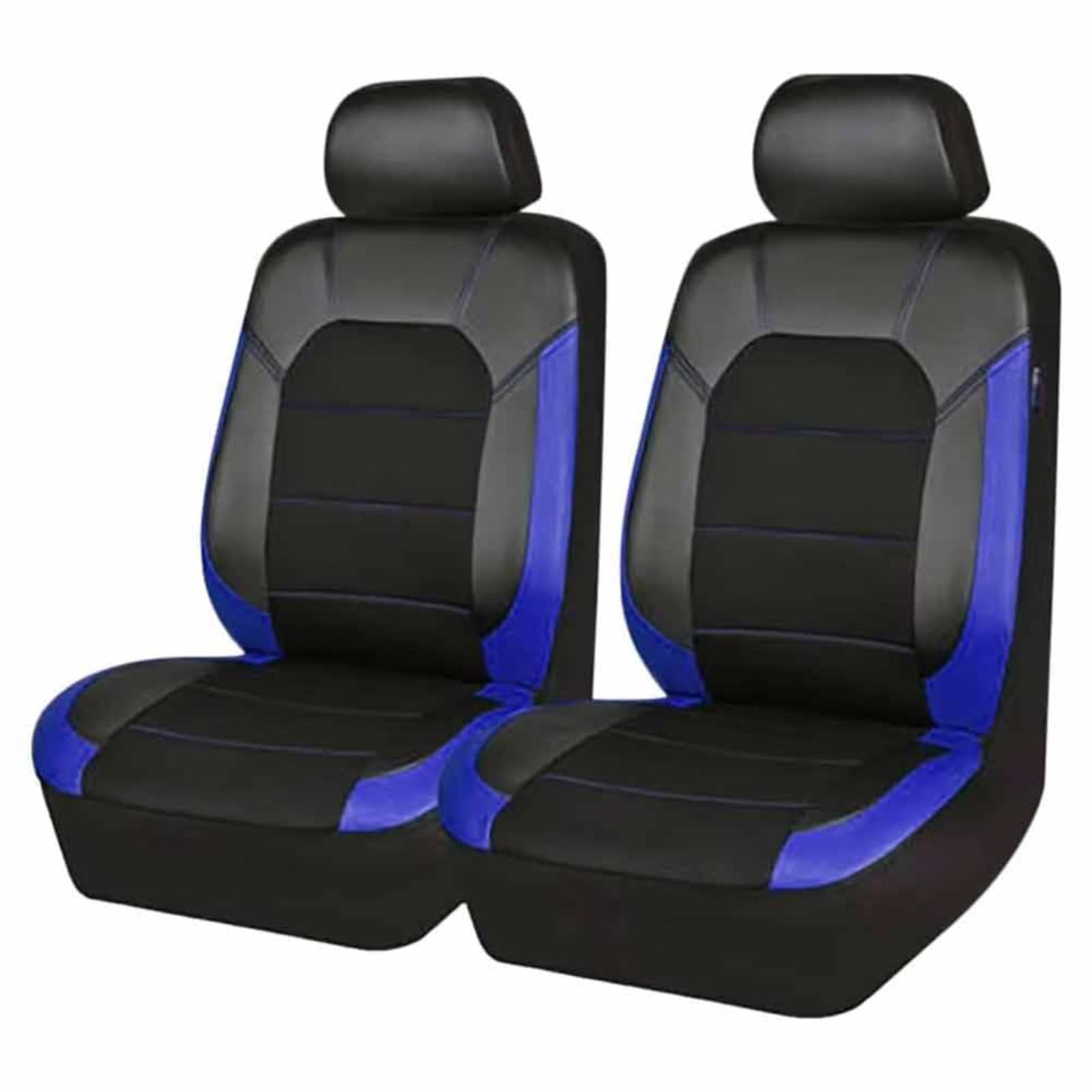 RWQZEOJO for Hyundai IX 35 LM ix35 2010-2025 Car Seat Covers Luxury Leather Front Seat Cover Breathable Mesh Cushion Protector Front Seat Covers Airbag Compatible 2 Pack,C
