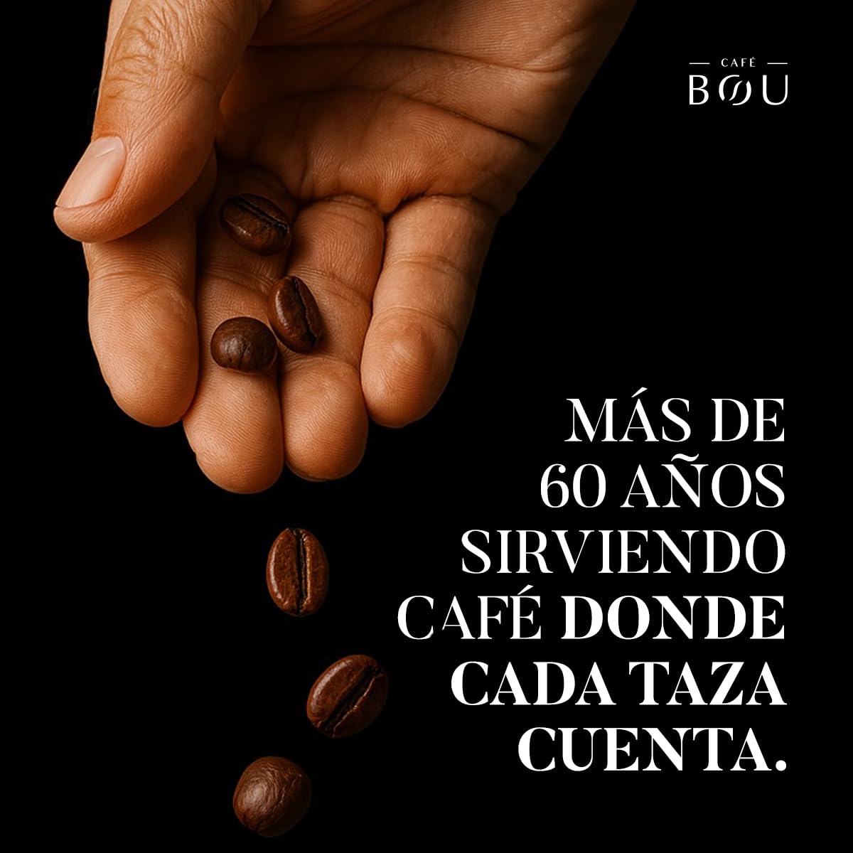 Café BOU | Café en Grano Descafeinado Ecológico Premium | 100% Arábica Ecológico Certificado | Descafeinado Natural con Agua | Cuerpo Medio | Pack 3×250 g