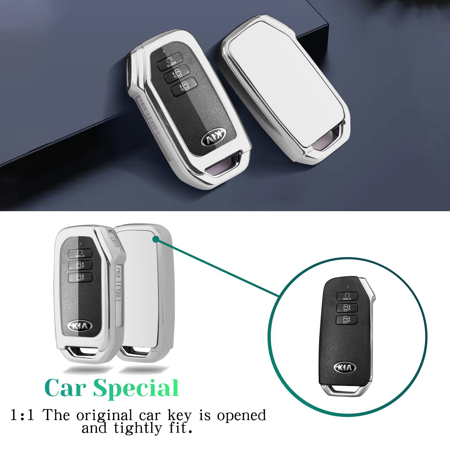 T00KIA8RP CHIAVE AUTO SENZA TRANPOSNDER - Chiavi e Telecomandi Auto