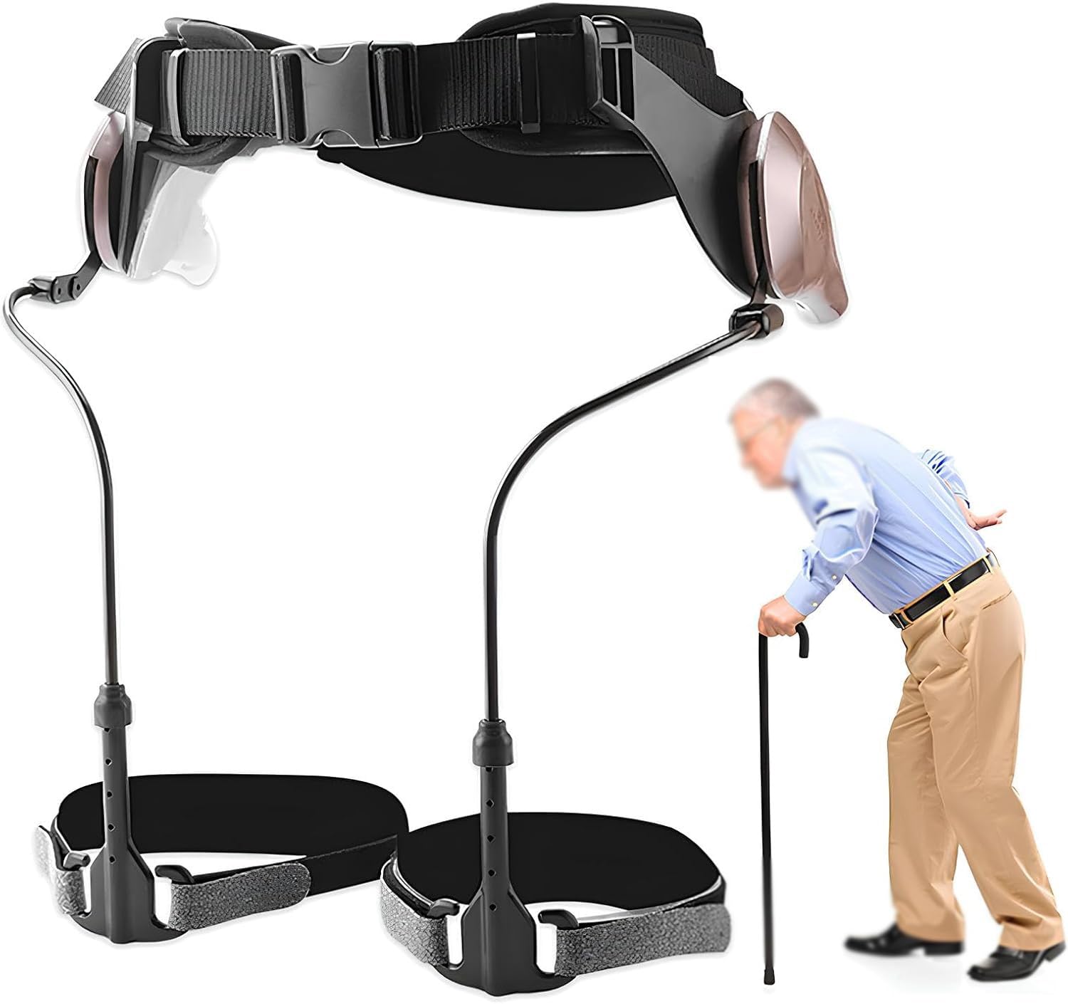 Pomoce do chodzenia Body Power dla osób z udarem mózgu i niedowładem połowiczym Bionic na wędrówki piesze/podróże/wspinaczkę górską/pikniki