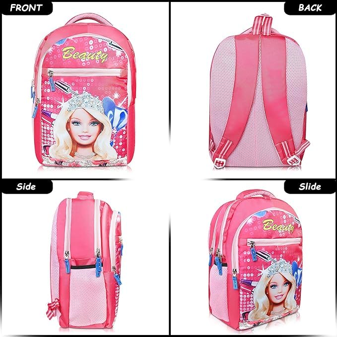 Image of Stylbase Kid School Backpack Bag for Girls and Boys | Ideal School Picnic Travel & Travelling Bag |17 Inches 4 Compartments, Water-Resistant Multipurpose for Kids