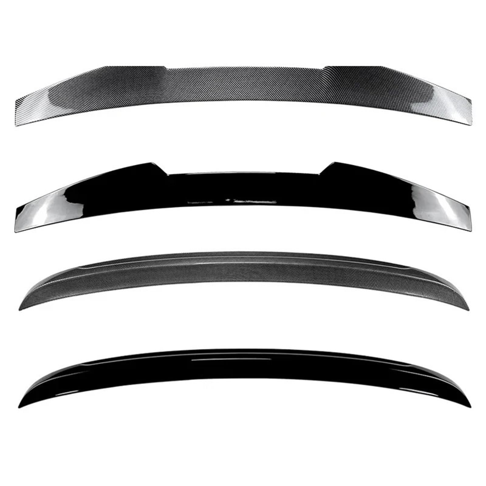 Skrzydło spojlera Pasuje do Bmw serii 5 E60 520i 520d 525i 530i 530d M5 2004-2010 dach tylnej klapy środkowy ogon skrzydło bagażnika środkowy spoiler Spojlery tylne(Rear Carbon Look)