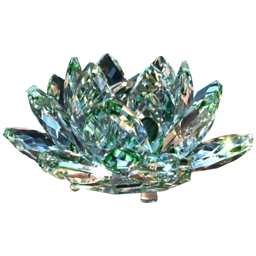 CTRLZS D Valentine Wedding Decor Flower Decor Glass Craft Collection Paperweight Table Ornaments Souvenir Gift