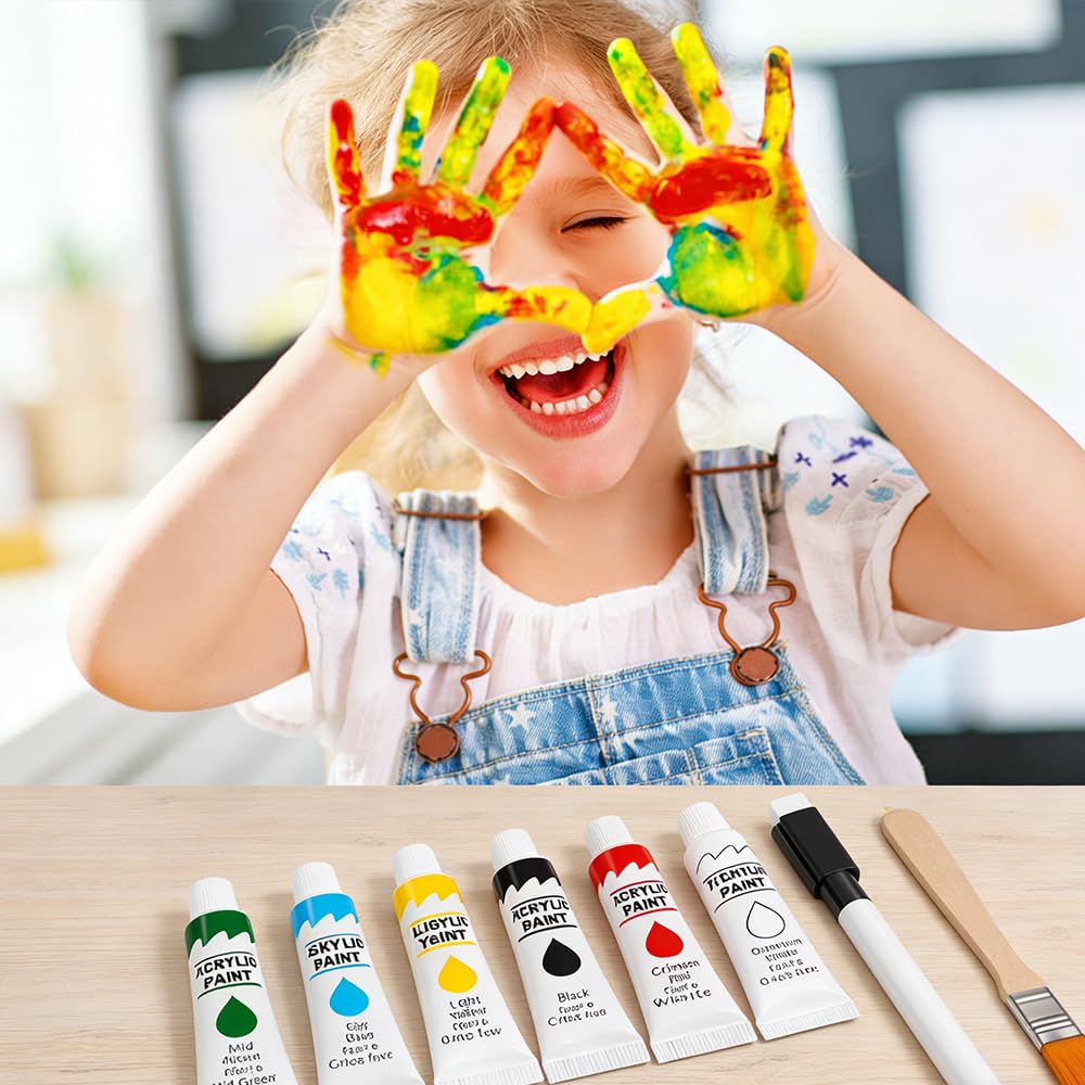 Empreinte Main Famille, Cadre Photo personnalisé pour enfants, Kit Empreinte Bebe Pour Les Anniversaires La Fête des Mères La Fête des Pères et Les Événements Familiaux