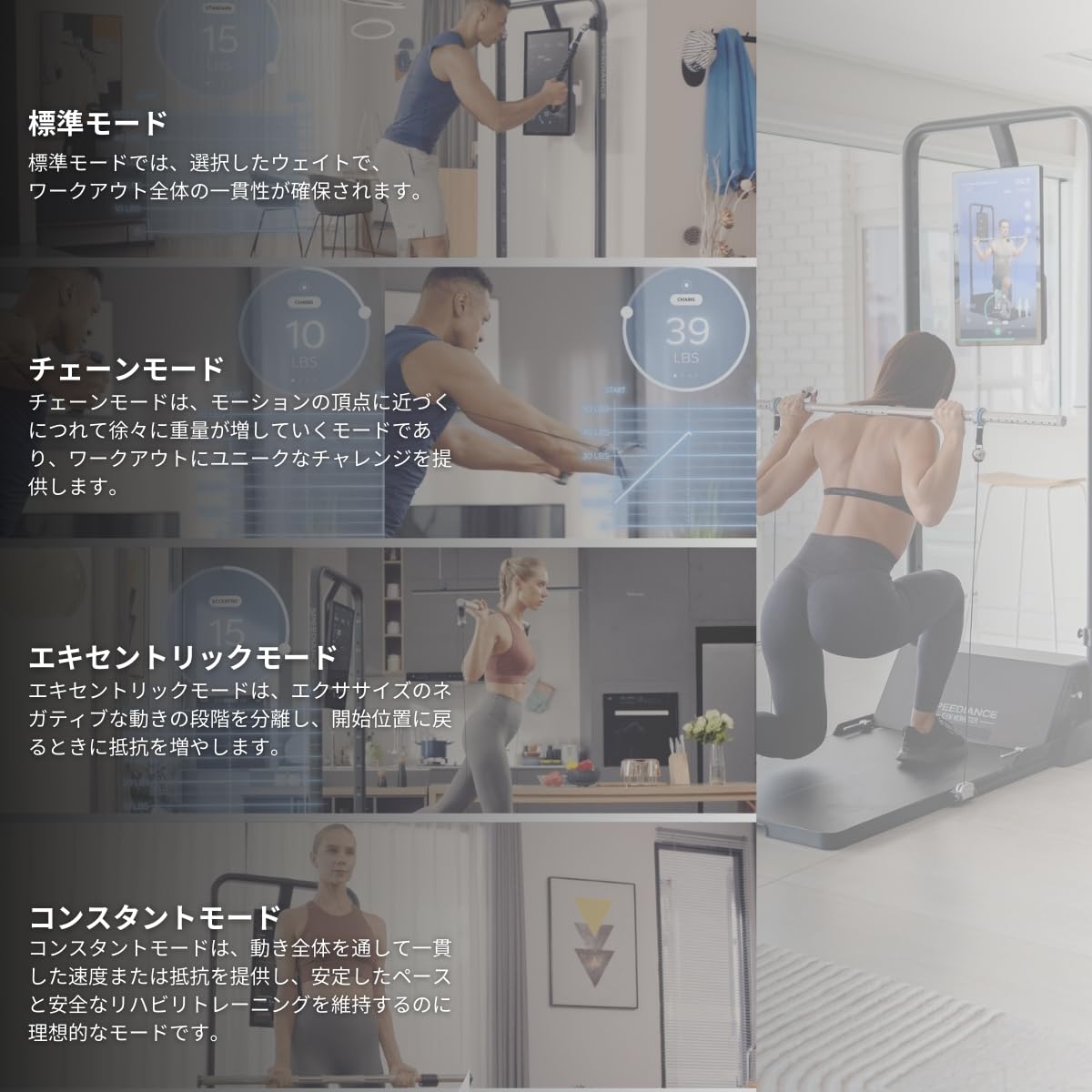 Amazon | AIパーソナルトレーニングマシン SPEEDIANCE GYM MONSTER