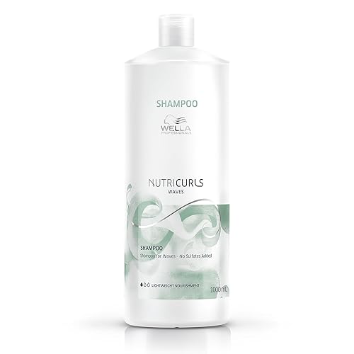 WELLA PROFESSIONALS Nutricurls Champú para Ondas Formulado con Complejo Nutritivo Nutricurls Nutricurls Nutrir y Define Sin Sulfatos