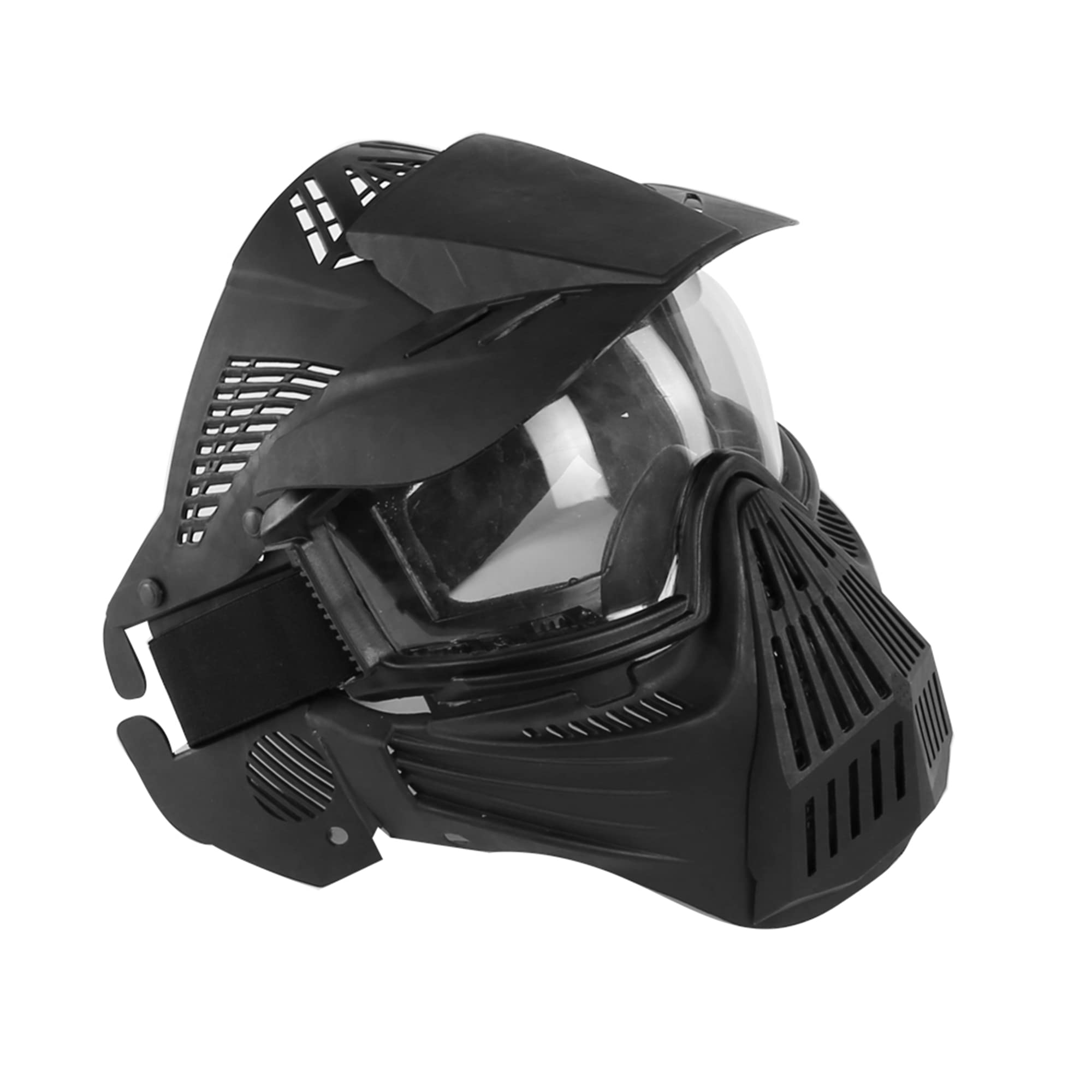 Masque tactique d'extérieur en maille respirante pour paintball, Halloween, fête costumée, jeu CS