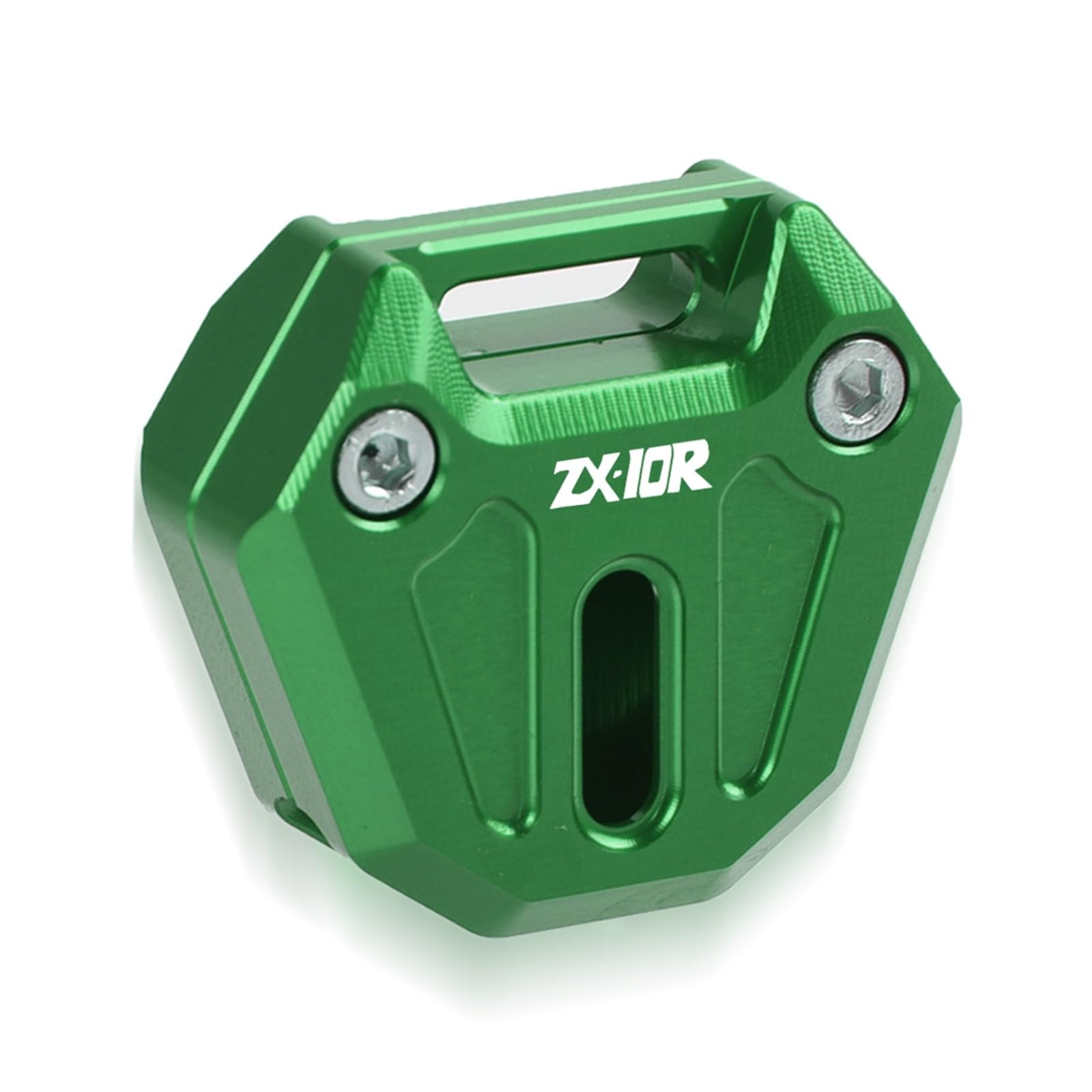 WSNDM Motorcycle Accessories CNC Key Cover Cap Keys Case Shell Protector for Kawasaki ZX10R ZX 10 R 2004-2016 (Color : Green)