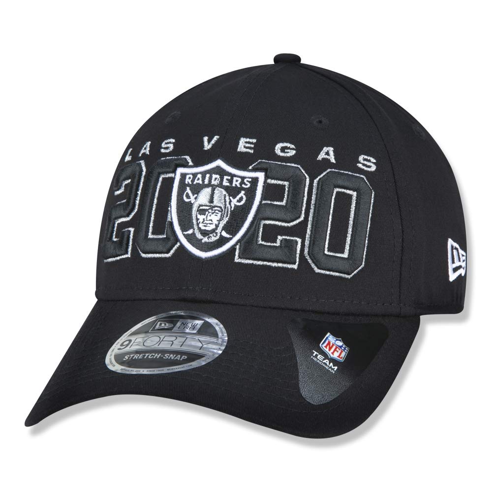 New Era 9FORTY Stretch Cap - 2020 Draft Las Vegas Raiders Black