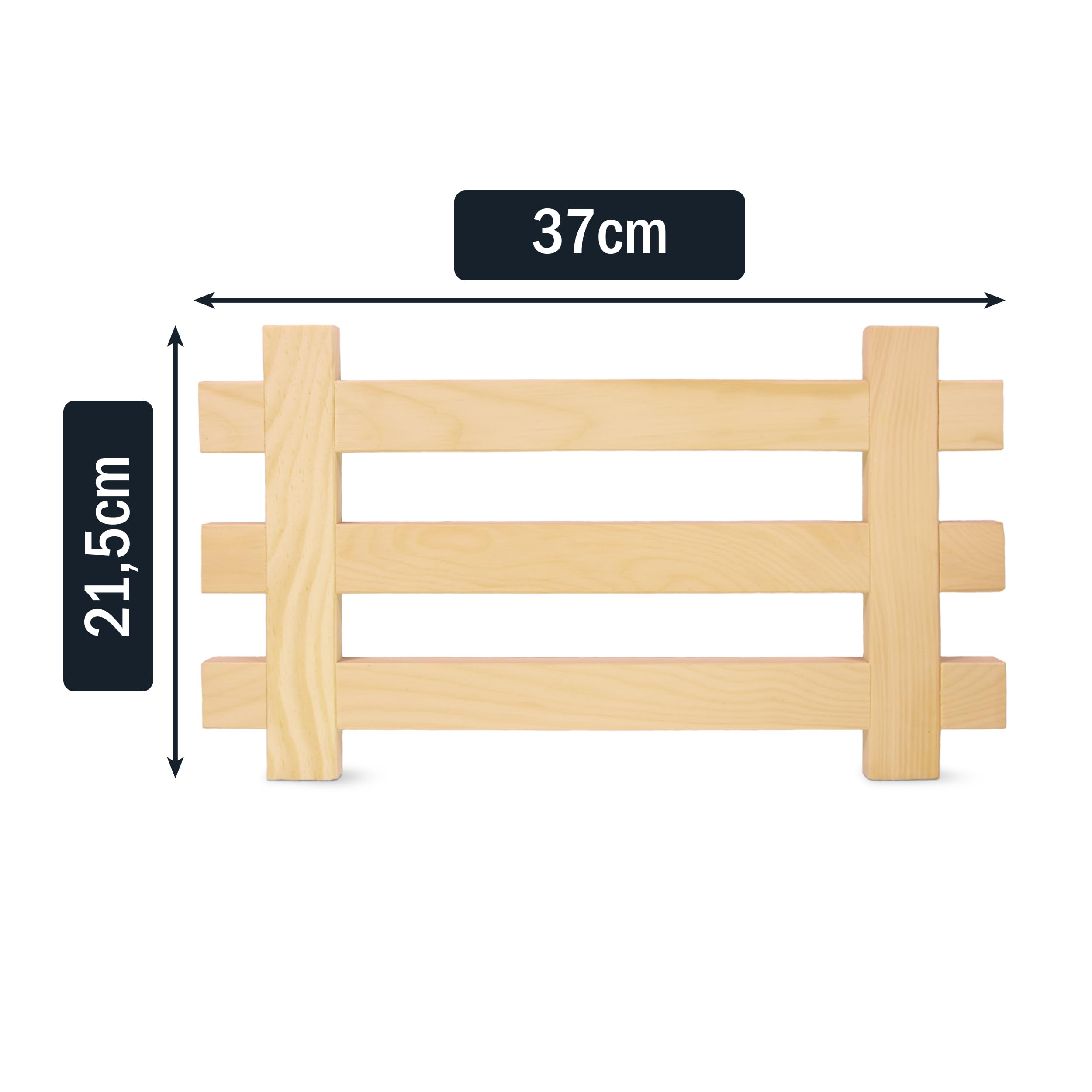 ZirbenBrotkasten - 2-teilig - Brotkasten + Ablagegitter - Maße: 450x250x180mm
