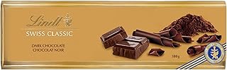 Lindt Swiss Bittersweet Chocolate Gold Bar, Chocolate Candy Bar, 10.6 oz