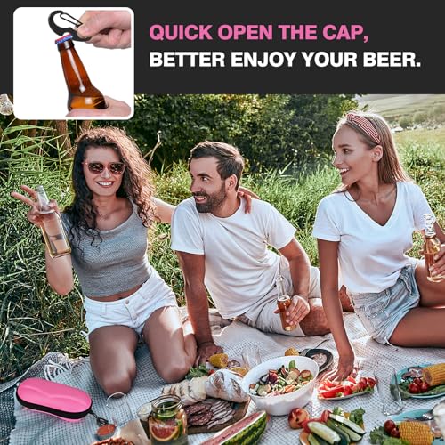 Image of MoKo Semi Hard Shell Sunglasses Case, Unisex Protective Eyeglass Case Glasses Case Holder with Metal Hanging Hook