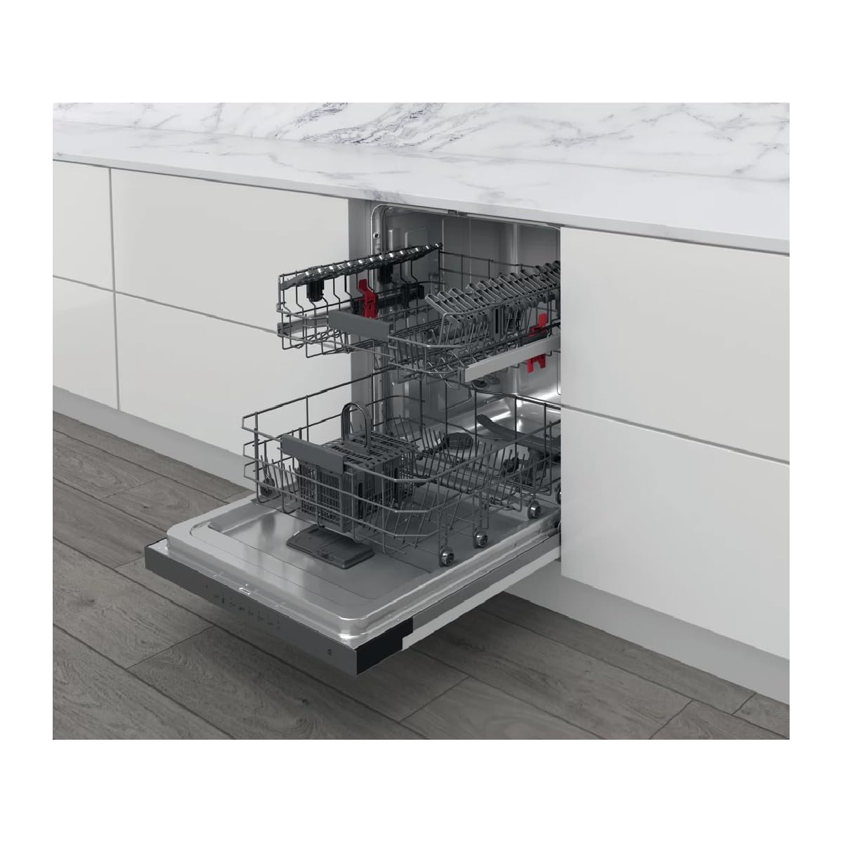 Whirlpool WBC3C26X Lave vaisselle encastrable 60 cm 46 dB 14 couverts Inox