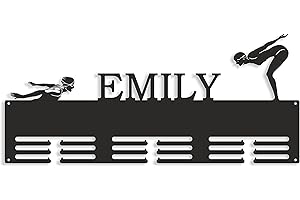 Personalized Swimming Medal Holder: Display Your Triumphs with Style