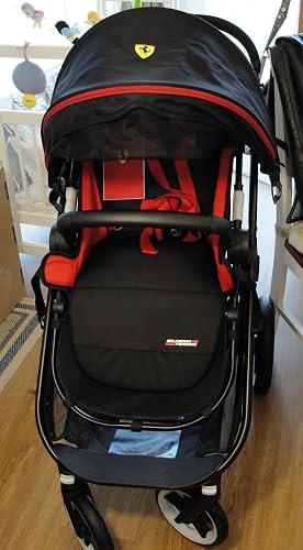 CYBEX Gold Kinderwagen Balios M Scuderia Ferrari, Mit wendbarem Komfortsitz  und Schutzbgel, Ab 6 Monate bis 17 kg (ca. 4 Jahre), Victory Black :  Amazon.de: Baby