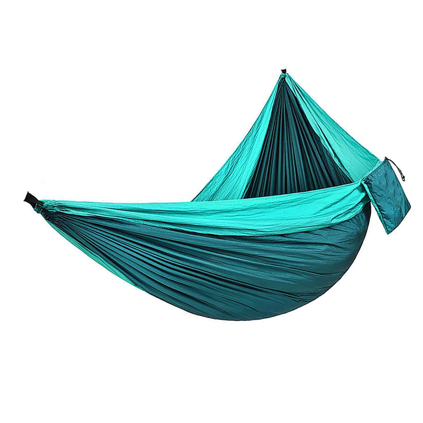 hammock, 150 kg Capacity 260 x 140 cm with Carabiner & Tree Straps, Breathable, Quick-Drying Nylon for Survival, Camping