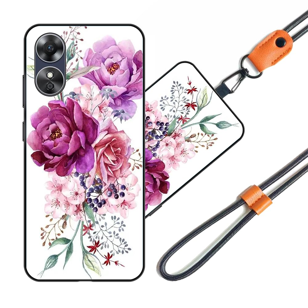 Paekear Coque Pour OPPO Reno 8 Pro 5G Avec Cordon De Collier