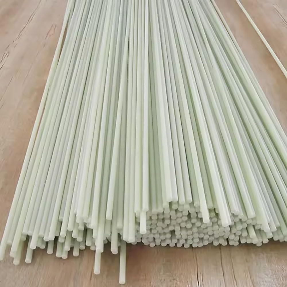 Zestaw 10 szt. prętów z włókna szklanego z pełnym rdzeniem - długość 1 m (0,8–13 mm) do masztów namiotowych, latawców, rzemiosła i innych(1x1000mm)