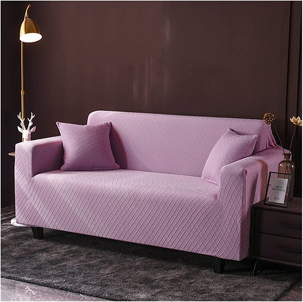 MGEMJMJ Sofa Slipcovers,Sofa Cover Knitted Living Room Sofa Cover Four Seasons Combination Sofa Cushion Cover Protector(Size:2 seats (145-185cm),Color:F)