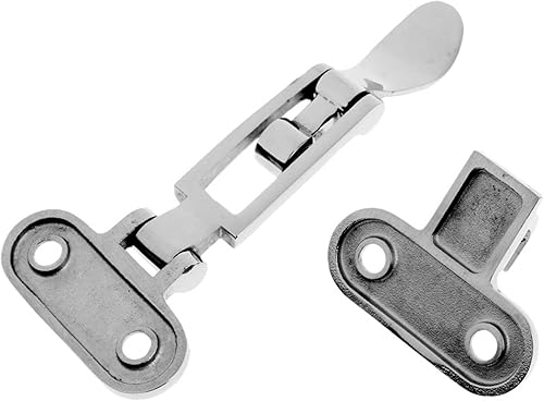 Vista 4 de Marine Boat Deck Lock Hasp,316 Acero Inoxidable Bloqueable Abrazadera Anti-Sonajero Cierre Cierre Accesorio Barco Yate