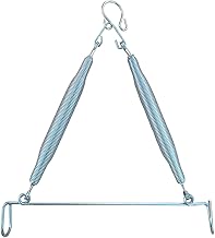 Mojo toys Hanging Spring For Baby Swing Cradle,Infant Jhula Swing Stainless Steel Spring Set Triangle,Spring For Hanging Cradle,Thottil Hook,Jhoola,Palna,Jula,Swing(Capacity = 15 Kgs),28 Cm,6 Cm