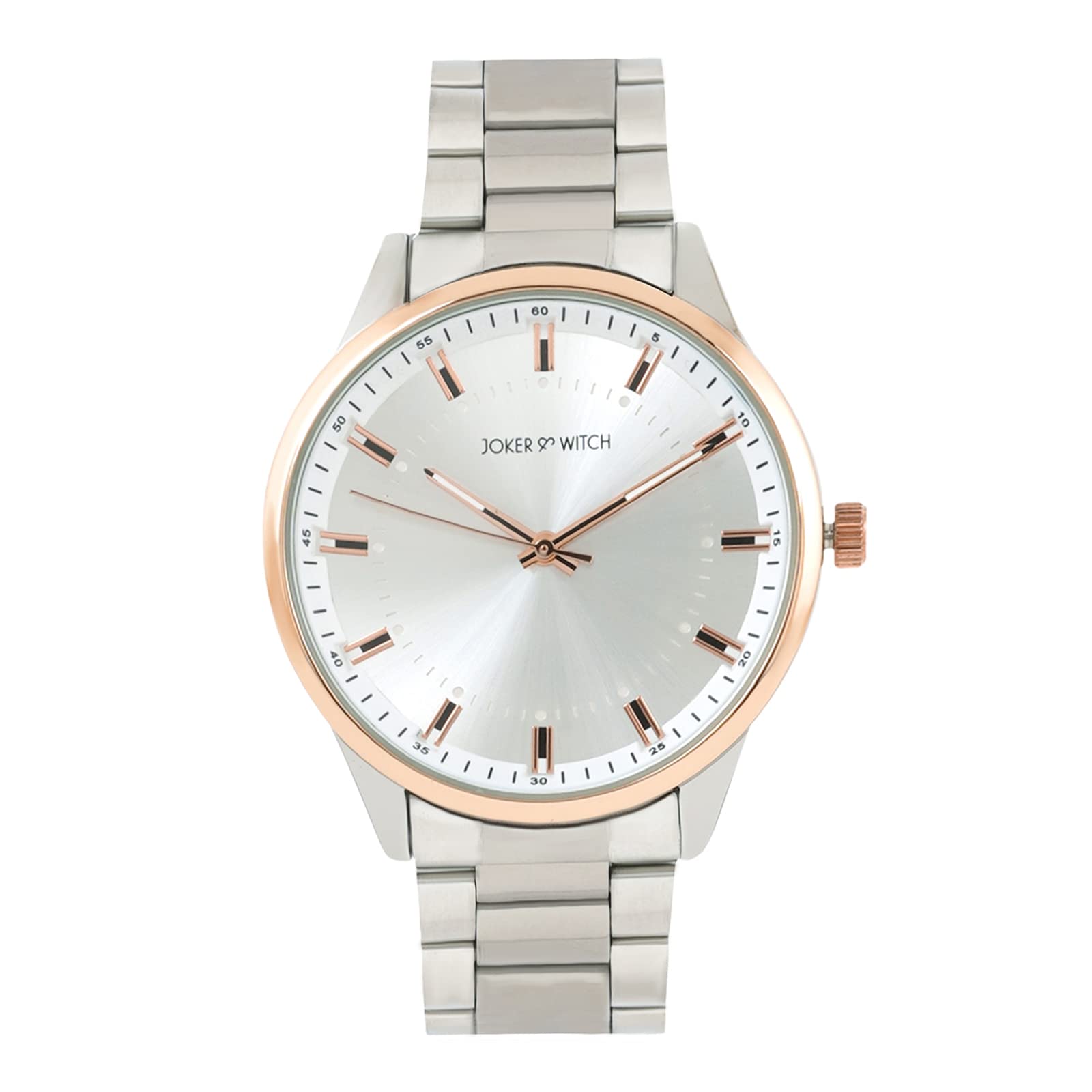 Joker & Witch Shanghai Silver Stainless Steel Analogue Watch for Men (B0BBFH9LV7) Amazon Price History, Amazon Price Tracker