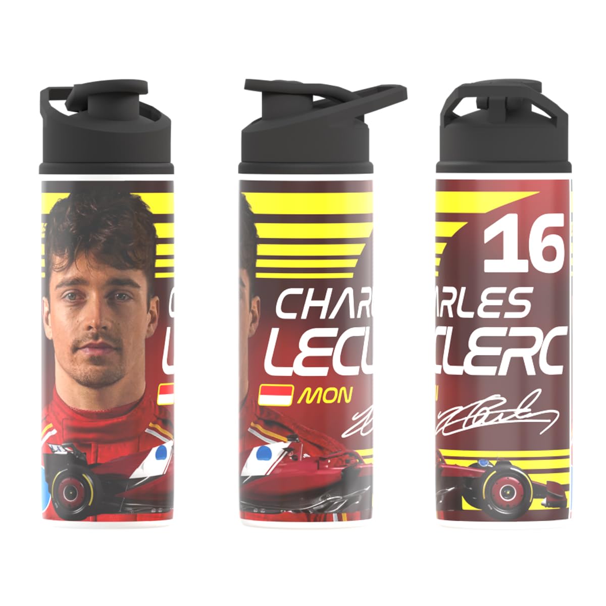 Partisan Charles Leclerc Aluminium Water Bottle - 750ml