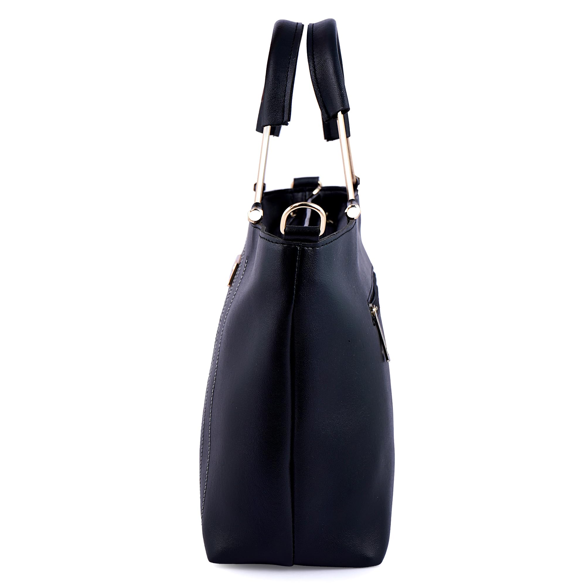 WOMEN MARKS, Women's PU Leather handbag/slingbag, with Internal Pocket, Pretty Look in Multiple Color (BLACK) 2