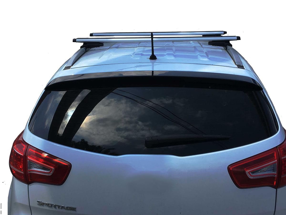 Kenguru Barre Portatutto per Tetto compatibile con Kia Sportage SL 2010-2015, Alluminio, 115cm, Capacità di Carico 70kg, con Rotaie Integrate