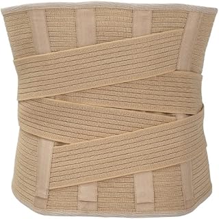 Breathable Lower Back Brace for Waist Pain Relief - Lumbar Support Belt for Herniated Disc, Sciatica, Scoliosis - Suitable for Men & Women (BeigeM/Medium,XXX-Large)