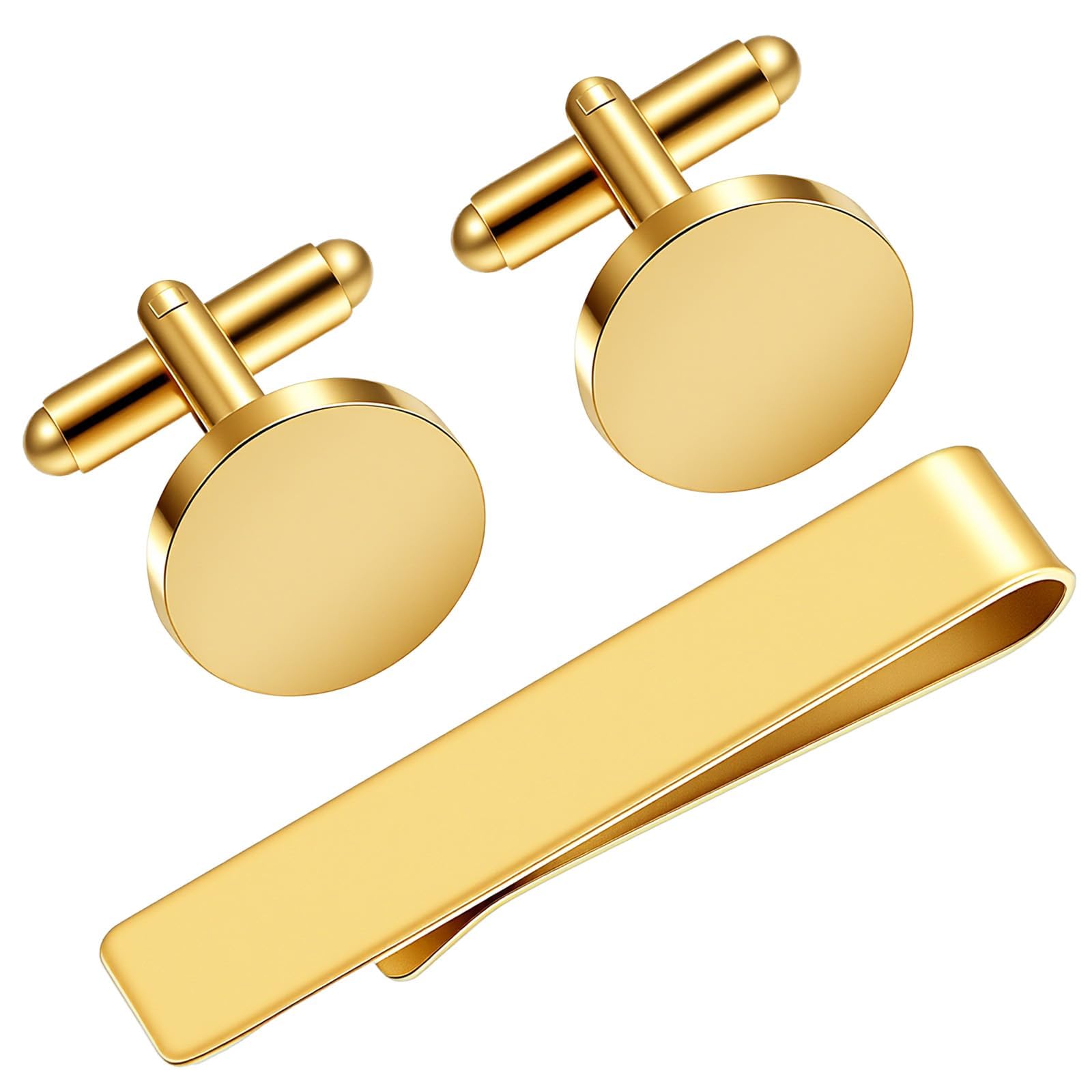 3Pcs Tie Pin and Cufflinks for Men, Clothing Decoration For Men, Shirt Accessories Ideal for Business Meetings, Wedding Ceremonies, Formal Banquets and Office Commuting-image-46
