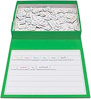 Vista 3 de Junior Learning Rainbow Sentences, 160 piezas, cartón, magnético