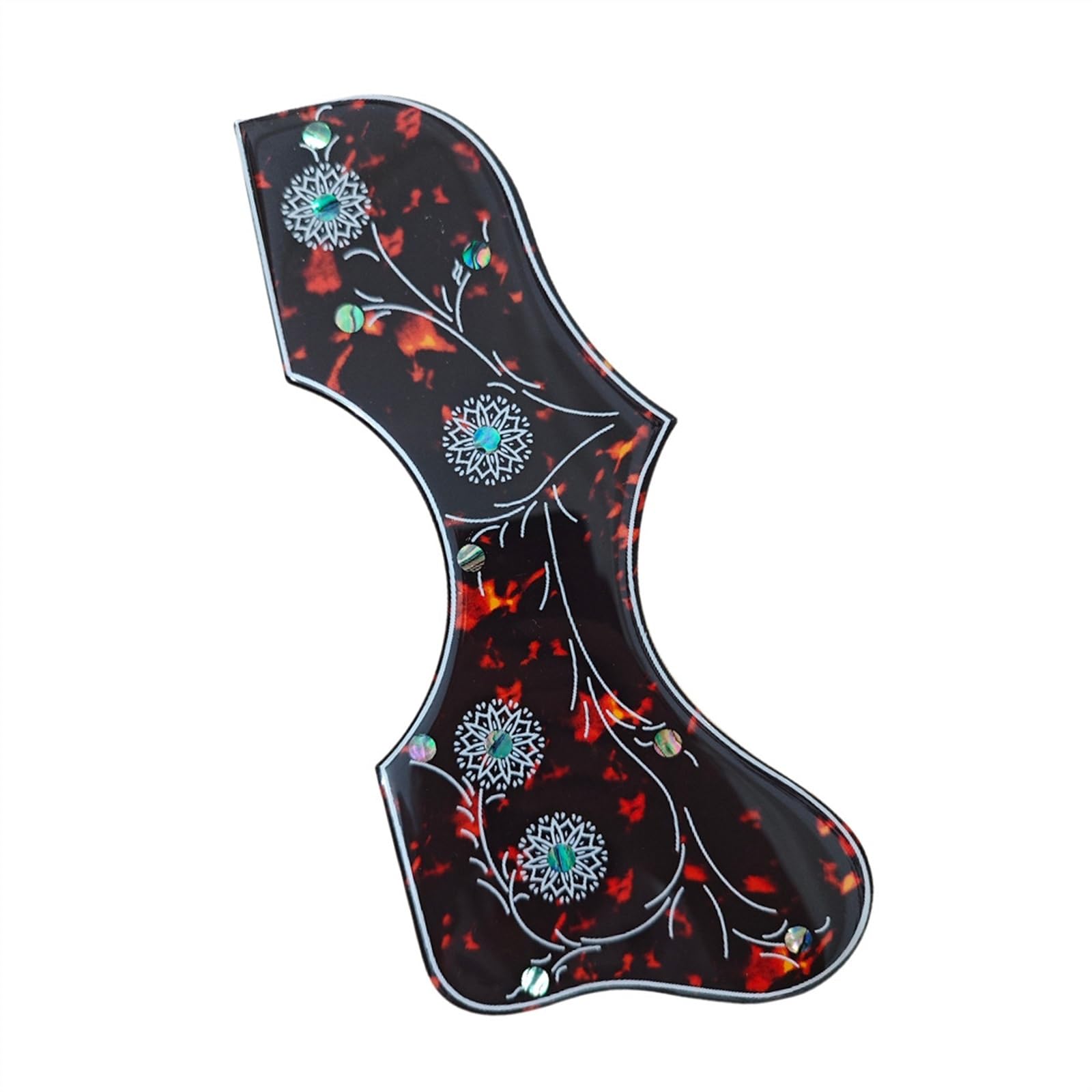 części zamienne gitary akustycznej pickguard Akcesoria Do Instrumentów Muzycznych/maska ​​do Gitary Z Wzorem Odpornym Na Zarysowania Z Motywem Ptaka I Kwiatu