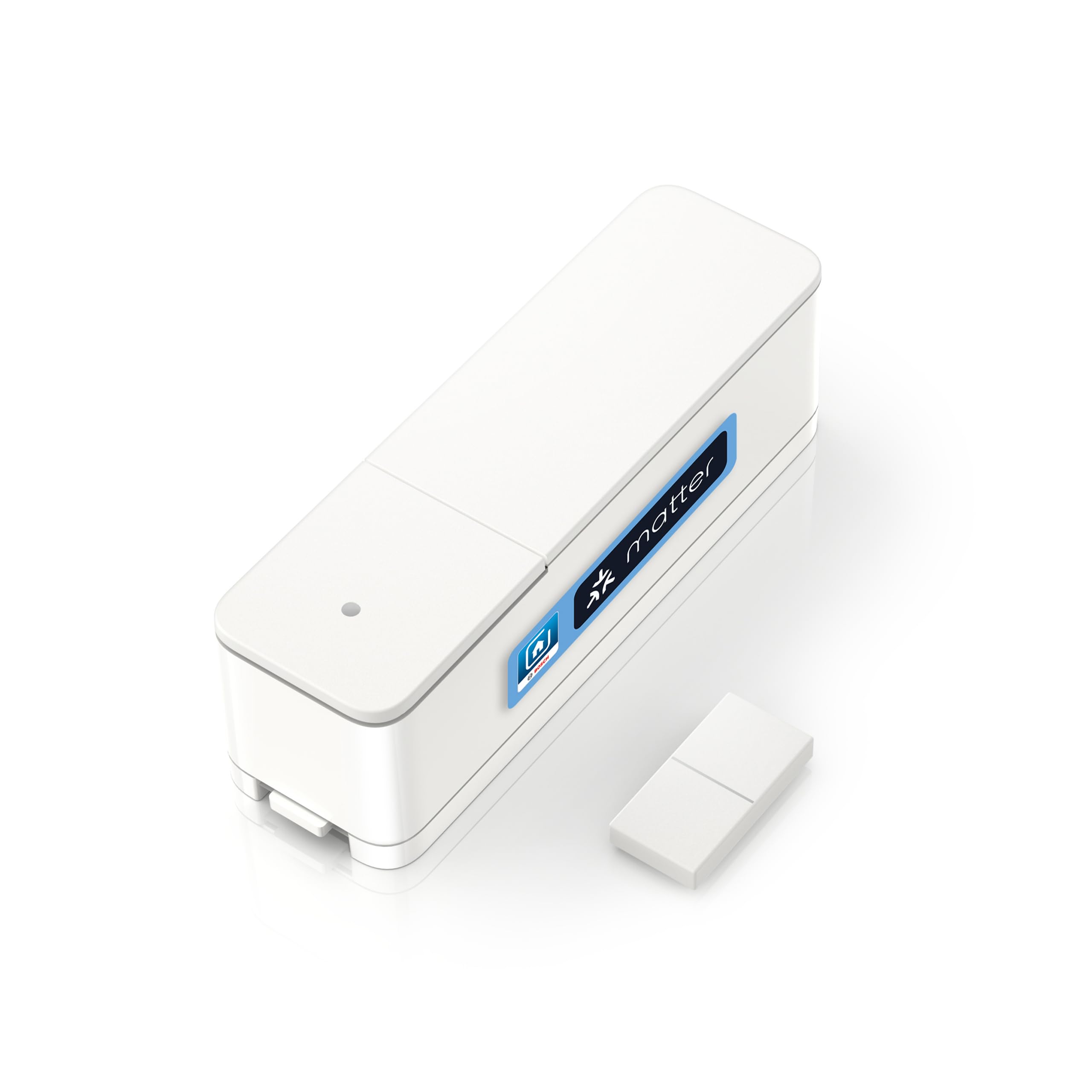 Bosch Smart Home door/window contact II [+M], smart sensor for energy-efficient heating and burglar alarm, flexible use in the Bosch Smart Home system or in manufacturer-independent Matter systems