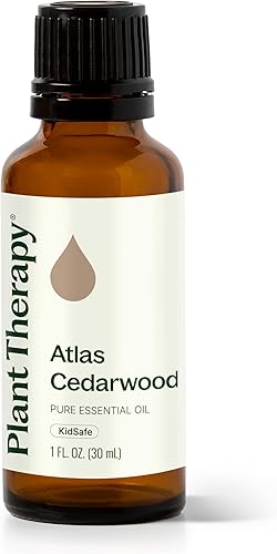 Plant Therapy Aceite esencial de madera de cedro Atlas, 1 oz, 100% puro, sin diluir, grado terapéutico