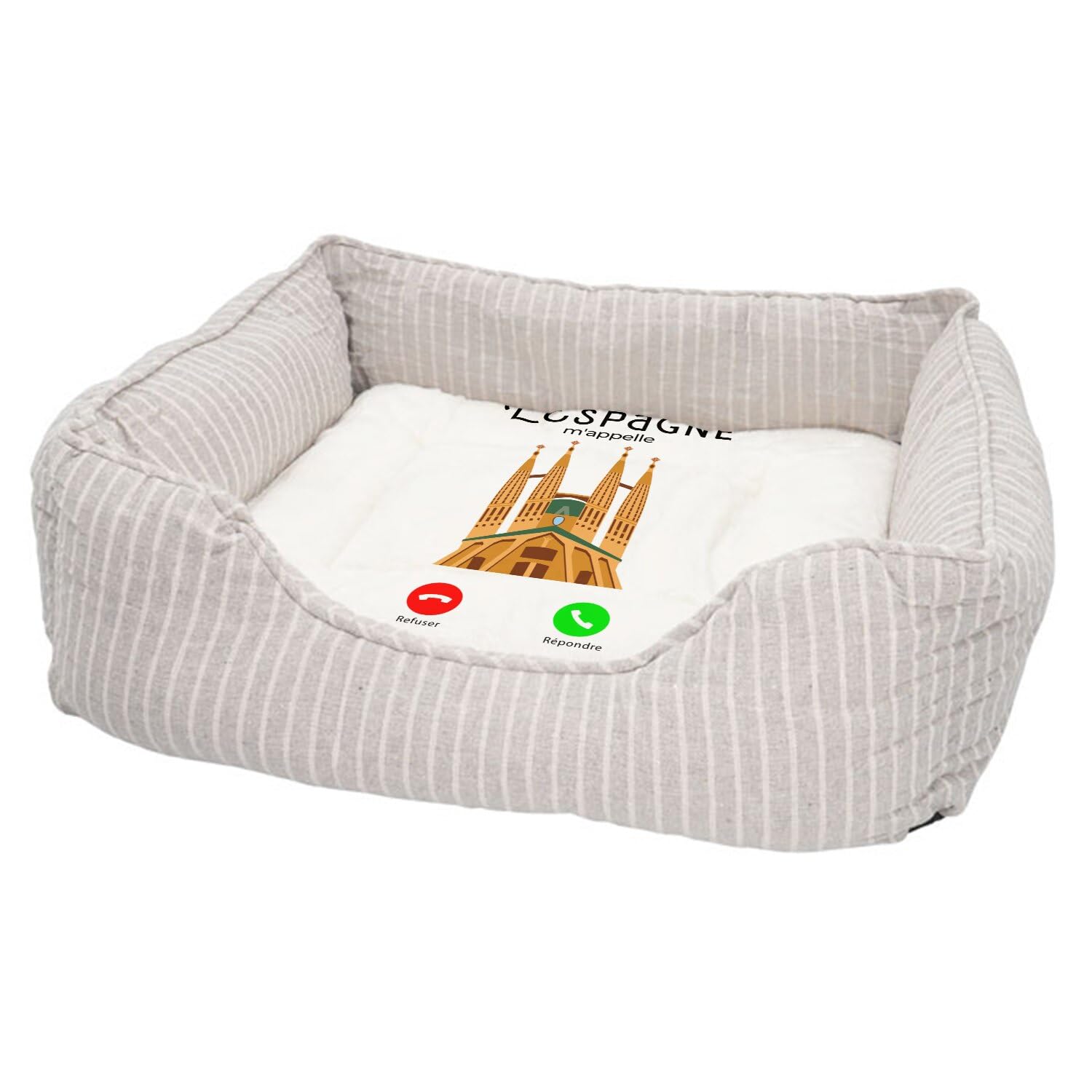 Lit pour chien et chat lavable Barcelone - Fini les poils et les odeurs
