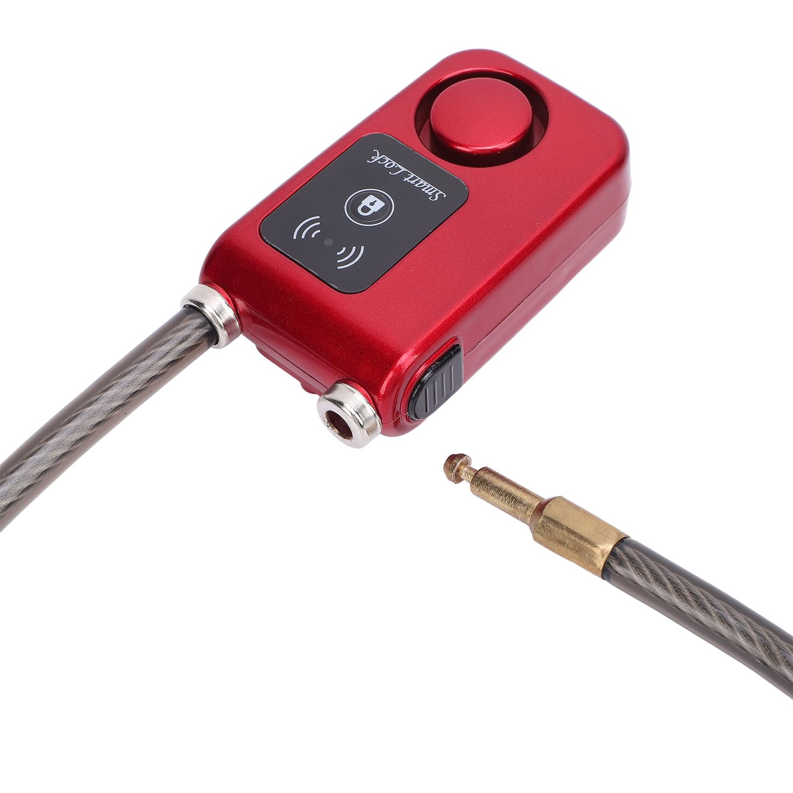 AMONIDA Moto Antivol Bluetooth avec Alarme Antivol (rouge)
