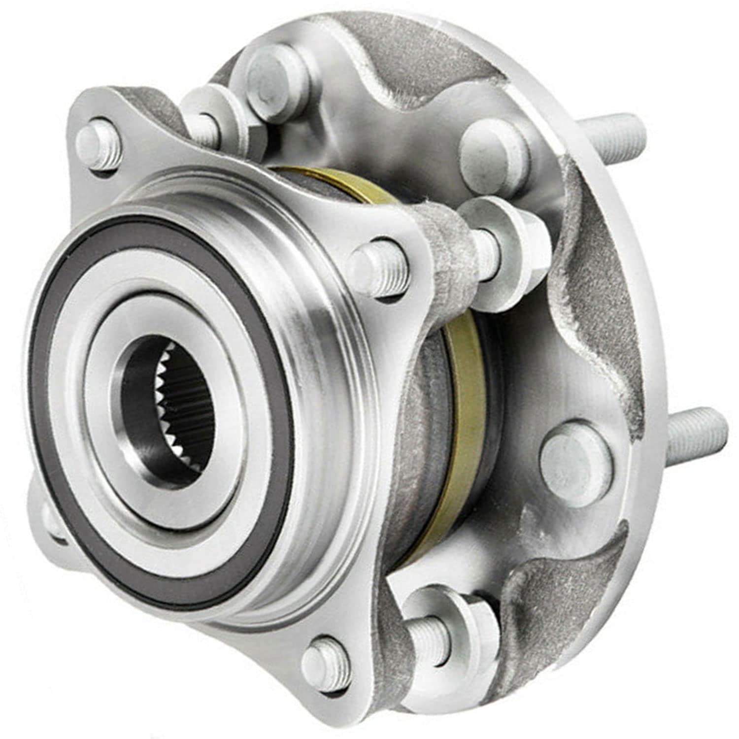 JADODE 950-001 Front Wheel Bearing and Hub Assembly 6 Lugs Replacement for Lexus GX460 GX470 Toyota Tacoma 4Runner FJ Cruiser Hub Bearing Assembly 4WD Only 2pc