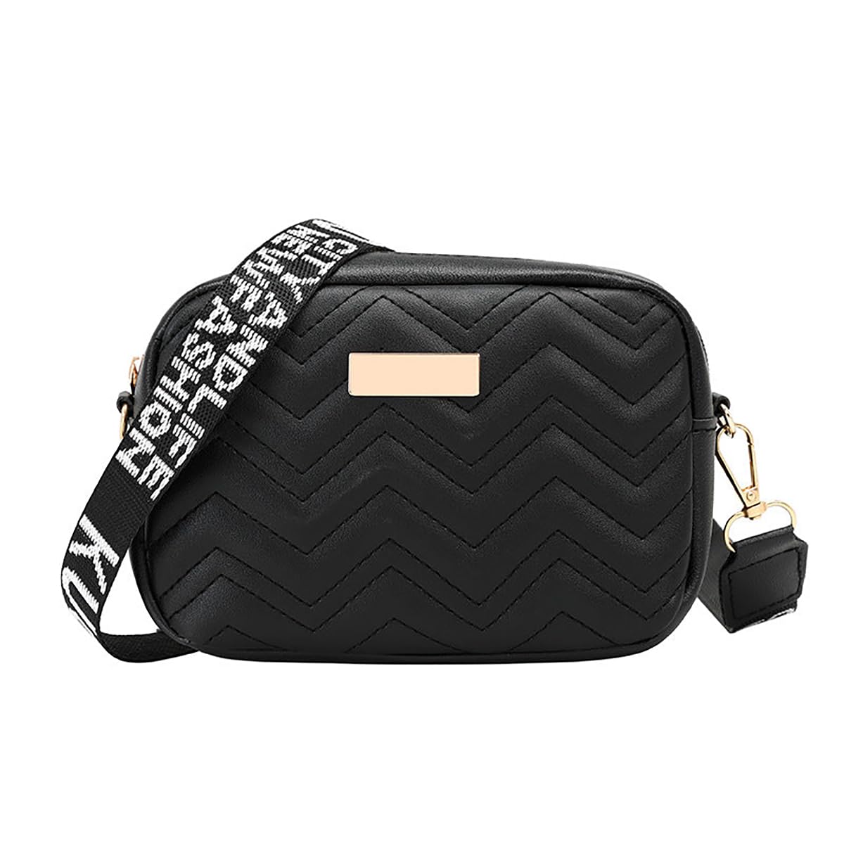 SYGA Womens Printed Black Shoulder Strap Crossbody Small Square Bag Avy Pattern Embroidered Bag (B0CM6FYV58) Amazon Price History, Amazon Price Tracker