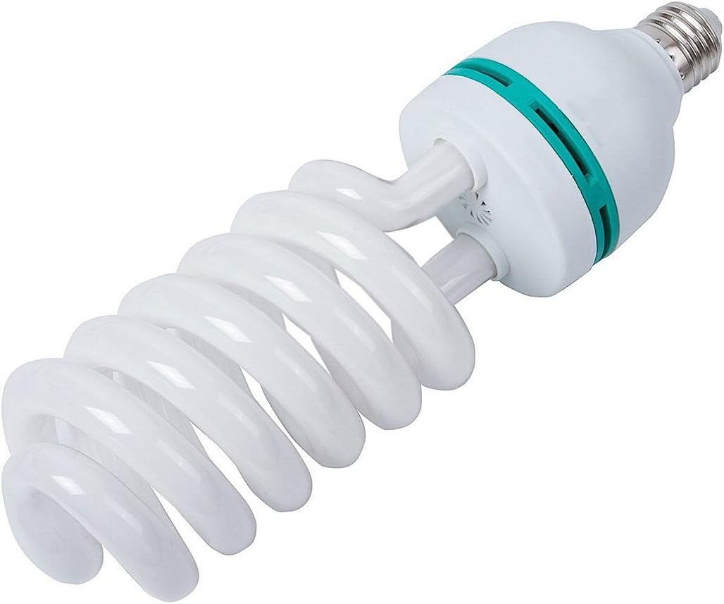 Matoger 5500k E27 Professional Photography Lighting Photography Studio Lighting Light Bulbs Balance Energy-Saving Lamps (175W)
