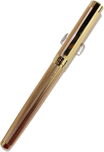 Miniatura 2 de Gullor Pluma estilográfica Jinhao 155 de estilo simple más noble negro con clip plateado