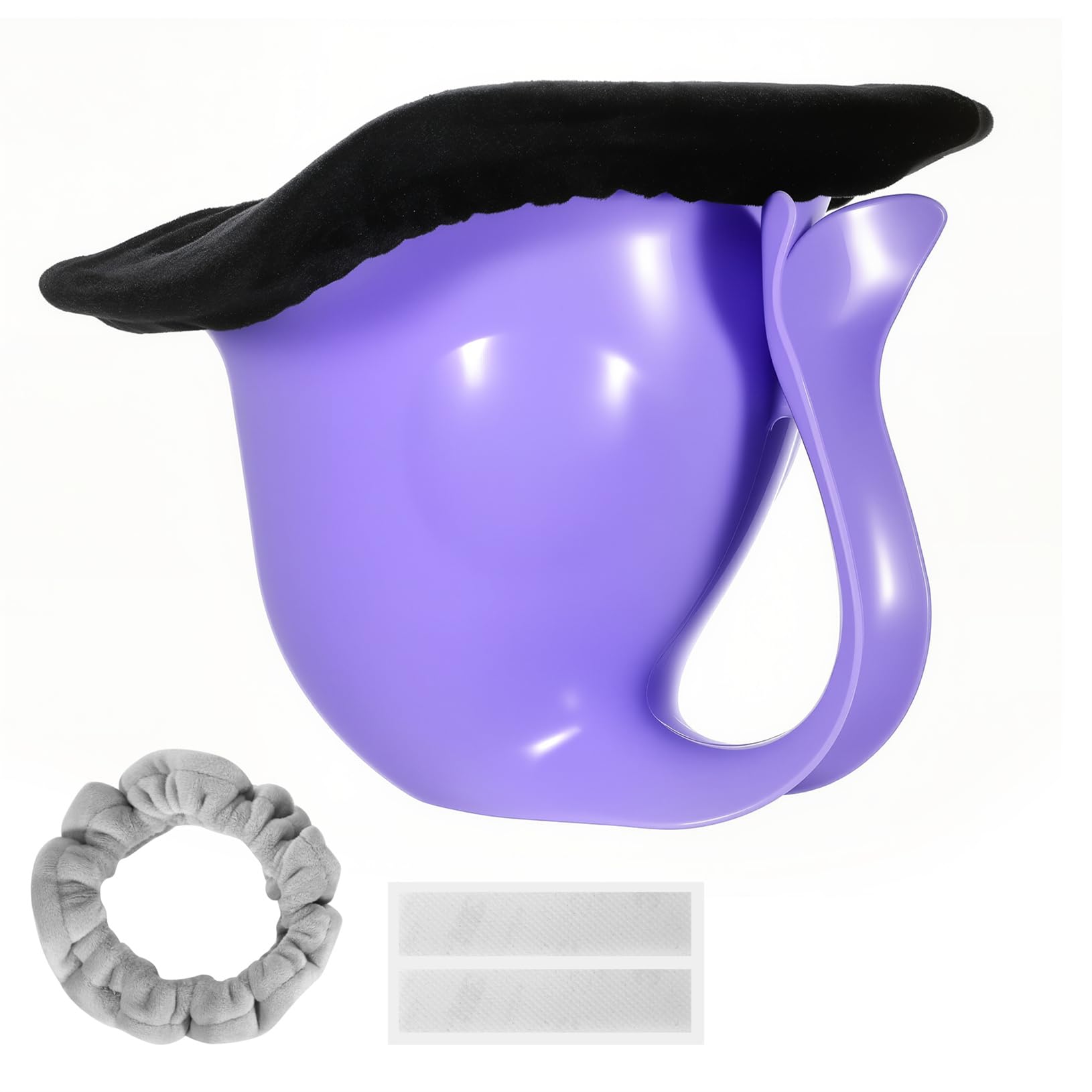 Töpfchen Baby Töpfchen für Töpfchentraining Kindertoilette Tragbares Reisetöpfchen Abhaltetöpfchen Attraktives Fisch-Design Lila