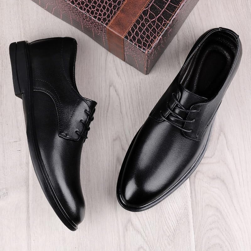 Men's Brogue Oxfords Shoes Slip On Pointed Toe Derbys Classic Formal Business Shoes Fashion Classic Lace Up Wing Tips Carved Business Dress Derby Shoes3
